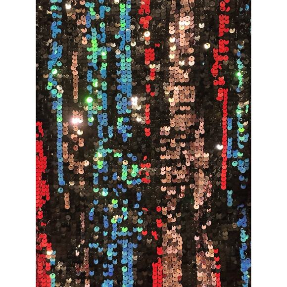 Calvin Klein Mini Dress Tank Shift Sequin Party Color Change Womens Juniors Sz 8 - Picture 14 of 14